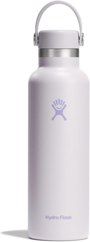 Hydro Flask Water Bottle - Insulated Stainless Steel - Non Spill. Leakproof in 21 Oz Cloud Pink