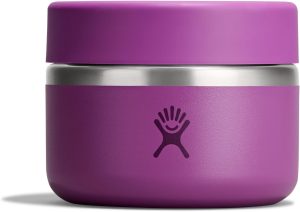 Hydro Flask Food Jar ?C Insulated Stainless Steel. Snack Travel Container for Hot Food & Soup 12 Oz Supernova Purple