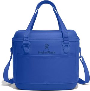 Hydro Flask Carryout Cooler - Insulated Portable Soft Cooler - 15 L Capacity in Capri Blue