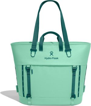 Hydro Flask Carryout Tote - Insulated Tote Bag - 30 L Capacity in Mermaid Green