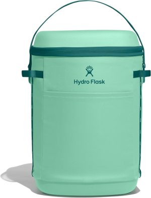 Hydro Flask Carryout Cooler Backpack - Insulated Portable Soft Cooler - 22 L Capacity in Mermaid Green